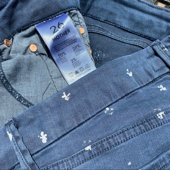 Mother Looker Ankle Zip Fleur De Love Jeans - Picture 6 of 6